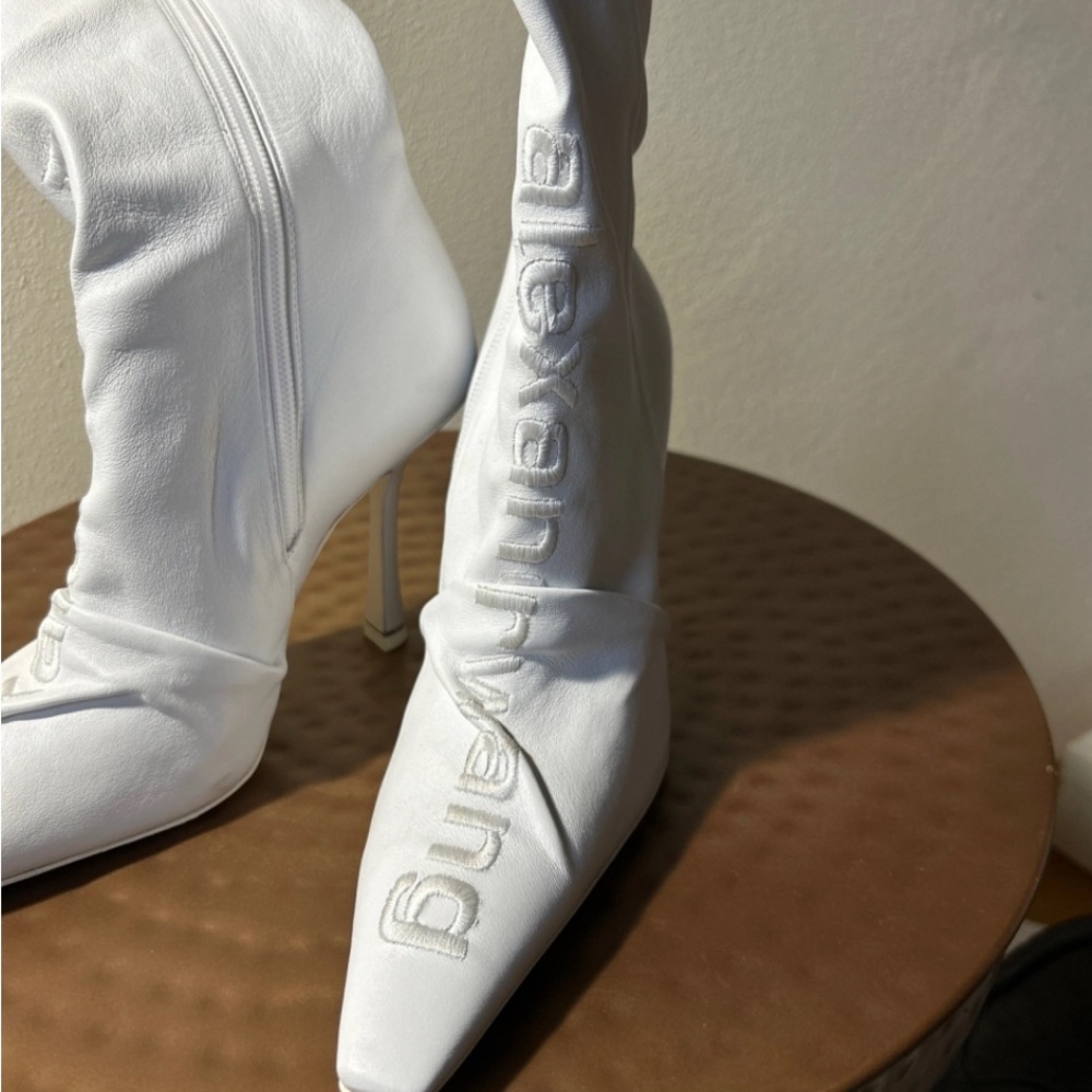 Alexander Wang White Heeled Boots - Picture 3 of 6